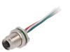 Conector M5 Mamă 4 Pini IP67 BULGIN - Montaj Panou, DeviceNet/CANopen