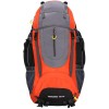 Rucsac tactic militar pentru drumetie, cu husa de ploaie, 70 litri, 25 kg, 68x35x20 cm, gri portocaliu