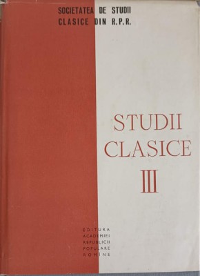 STUDII CLASICE III-AL. GRAUR SI COLAB.-249711 foto
