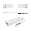 Set Motor LUXION + Sina Draperie cu Deschiere Tip Cortina, Lungime 4M, Control Telefon SmartElectro IntelligentHouse