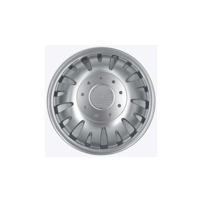 Set 4 capace roti Argintiu 16, &sup3; pentru dube Model Bombat