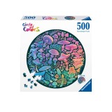 Ravensburger - Puzzle cerc ciuperci 500 piese