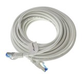Cablu de rețea Lanberg 42720, Cat. 6A S/FTP, 10 m, 2x RJ45, alb