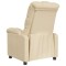 Fotoliu rabatabil, crem, material textil - 4