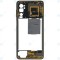 Cadru Samsung Galaxy M52 5G (SM-M526B) negru GH98-46916A