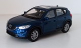 Macheta Mazda CX-5 2016 Facelift albastru - Welly 1/36