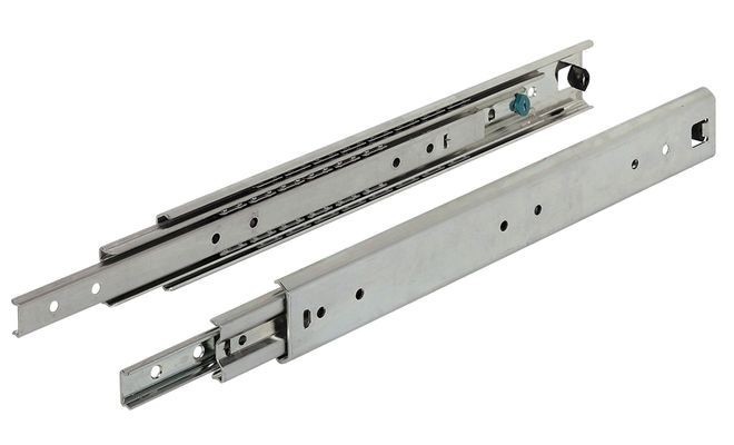 Set 2 Glisiere telescopice cu bile, pentru sertar, 43 x 400 mm