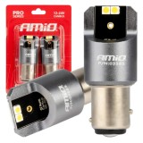 Set bec led Canbus PRO series BAY15D P21/5W 4x3030 SMD ALB 12/24V AutoDrive ProParts, Amio