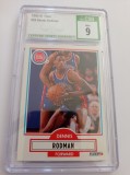 Cartonas de colectie 1990-91 FLEER DENNIS RODMAN #59 - gradat CSG 9 MINT