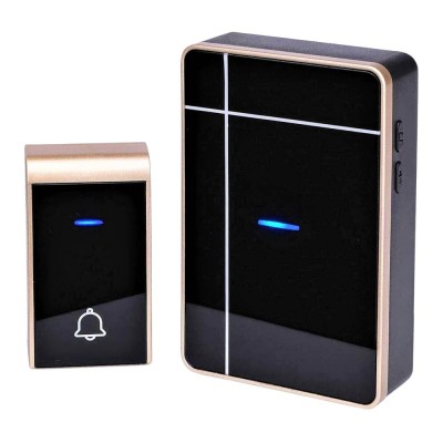 Sonerie Fara Fir/Wireless SofiaCONCEPT&amp;reg;, IP44, Distanta 150 m, 36 Melodii,1 Receptor, Auriu foto
