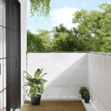 vidaXL Paravan de balcon, alb, 120x800 cm, 100% poliester oxford 4000103