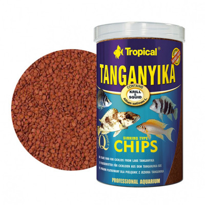 Chipsuri TROPICAL pentru pești din Tanganyika 250 ml / 130 g foto