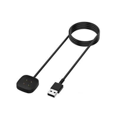 Cablu de incarcare Edman pentru Fitbit Versa 3/Versa4/Sense 1/2, Negru foto