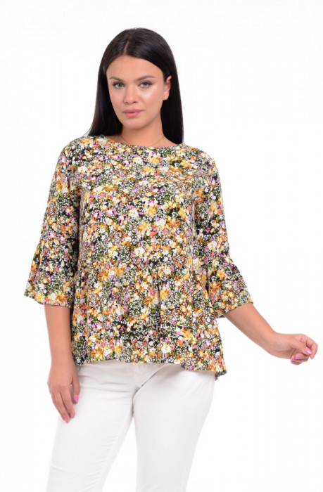 Bluza Dama Peplum Galbena - XL