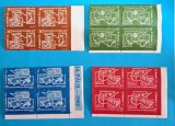 TIMBRE ROMANIA LP541/1962-Cosmonautica in slujba pacii - Bloc de 4 -MNH, Nestampilat