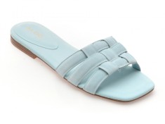 Papuci ALDO albastri, GOTOSANDAL 450, din piele intoarsa