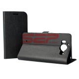 Toc FlipCover Stand Magnet Nokia Lumia 730 / 735 Dual SIM NEGRU