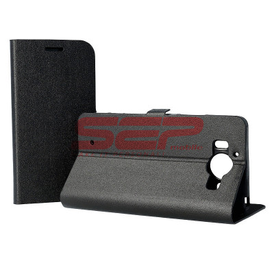 Toc FlipCover Stand Magnet Nokia Lumia 830 NEGRU foto