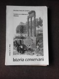 ISTORIA CONSERVARII, FACULTATEA DE ARHITECTURA SI URBANISM