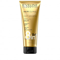 Balsam de par, Eveline Cosmetics, 8 in 1 Hair Clinic Oleo Expert pentru cresterea parului, 250 ml foto