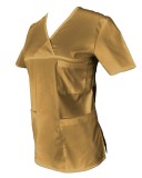 Halat Medical Pe Stil, Bej cu Elastan, Model Classic - L