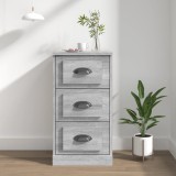 VidaXL Servantă, gri sonoma, 36x35,5x67,5 cm, lemn prelucrat