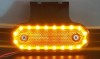 Lampa Laterala LED Galbena 12/24V, 20 LED, 115mm x 40mm, Omologare E9