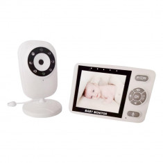 Baby Monitor BS-835P 3.5 inch Wireless, monitorizare temperatura camera, comunicare bidirectionala, cantece de leagan foto
