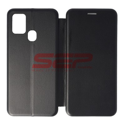 Toc FlipCover Round Samsung Galaxy A21s Black foto