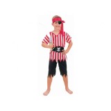 Costum carnaval Pirat Salbatic pentru copii, marime130/140 cm ( 8-10 ani)