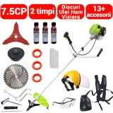 Cumpara ieftin Motocoasa benzina 7.5CP + 13+ accesorii ulei (MC7.5CP)