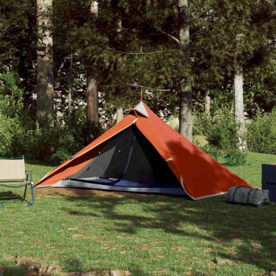 vidaXL Cort suspendat tipi pentru 1 persoană, portocaliu, impermeabil foto