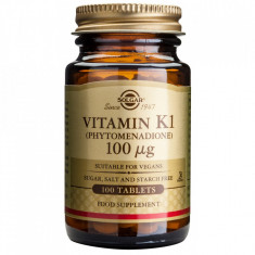 Vitamin K1 100mcg Solgar 100tablete foto