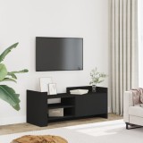 Cumpara ieftin Comodă TV, negru, 100x35x40 cm, lemn prelucrat