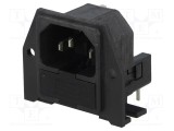 Conector alimentare AC 10A 250VAC IEC 60320 BULGIN