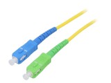 Patch cord fibră OS2 SC/APC SC/UPC 1m galben