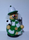 #Figurina de lemn fotbalist afumator aromatizator Holzkunst Sigro Collection