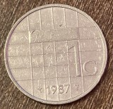 C50 - Moneda foarte veche - Olanda - 1 gulden - 1987