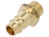 Conector Rapid Alamă 33mm G 1/4 0-35bar 1000l/min