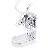 vidaXL Suporturi Cărți Argintii Taur Aluminiu 17x15x27cm (Set 2) - Decorative Birou/Casă