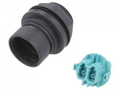 Conector fibră optică duplex multimod foto