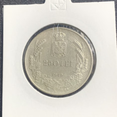 Moneda 250 lei 1940 argint Romania