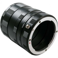 Tuburi de extensie macro pentru aparate DSLR Canon EOS cu montura EF, EF-S