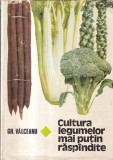 Carte Gh. Valceanu - Cultura legumelor mai putin raspandite, CERES, 1982, 240 pagini, 13x20 cm, romana, coperti cartonate