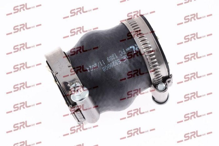 Furtun intercooler Saab 9.3 98-02, motor: 2.2 TiD, SRLine, Cauciuc, 4876728; 5325584