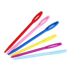 Set 6 ace colorate din plastic Crisalida, mix marimi, multicolor