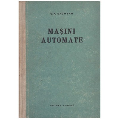 G.A. Saumean - Masini automate - 130139 foto