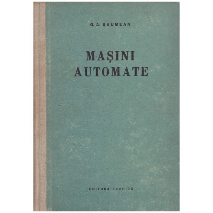 G.A. Saumean - Masini automate - 130139