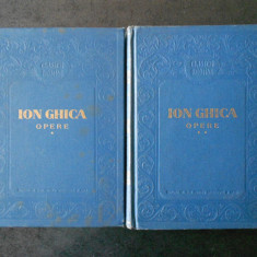 ION GHICA - OPERE 2 volume (1956, editie cartonata)