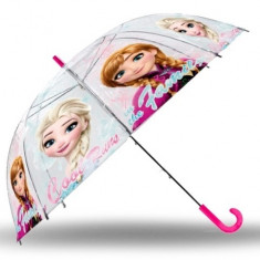 Umbrela transparenta automata Frozen 70 cm foto
